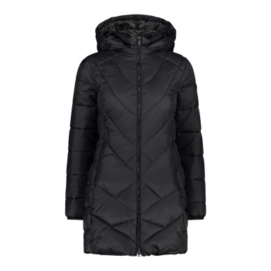 CMP Winter Coat Parka Snaps Hood (3M Thinsulate Padding, warm) black Women
